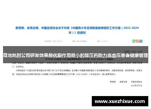 尊龙凯时公司研发效果最优副作用最小的降压药助力高血压患者健康管理